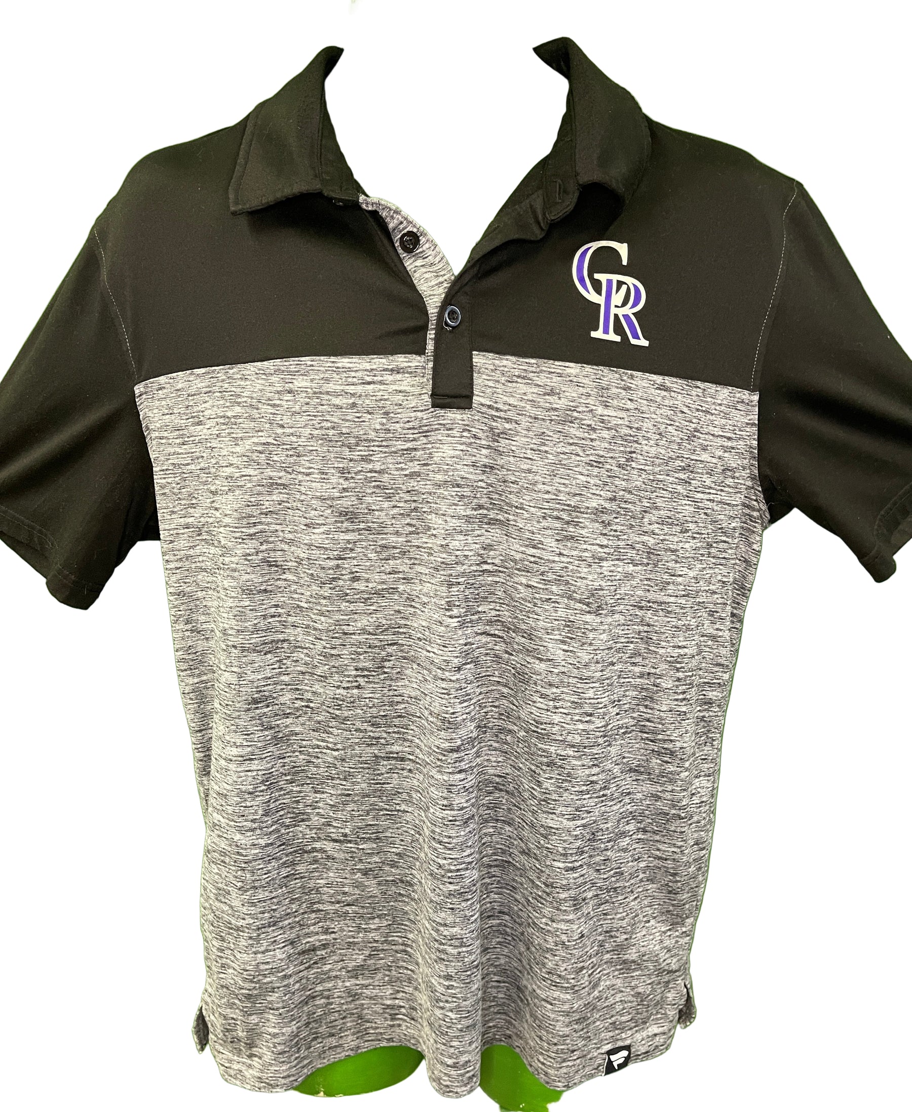 MLB Colorado Rockies Fanatics Colour Blocked Polo Golf Shirt Men's Large