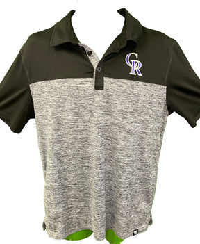 MLB Colorado Rockies Fanatics Colour Blocked Polo Golf Shirt Men's Large