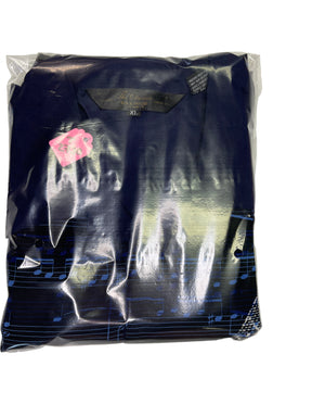 Rock House Los Angeles Guitar Player Silky Dress Shirt Men's X-Large