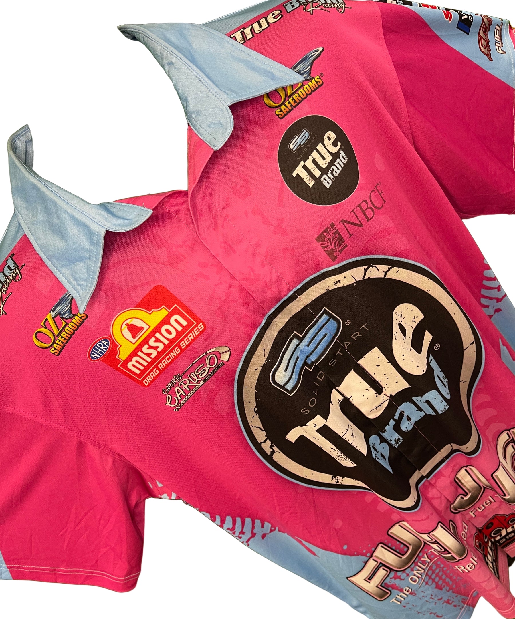 NASCAR ProThings True Brand Advertising Sponsor Button-Up Shirt Men's X-Large