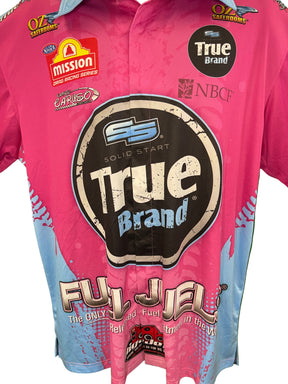 NASCAR ProThings True Brand Advertising Sponsor Button-Up Shirt Men's X-Large