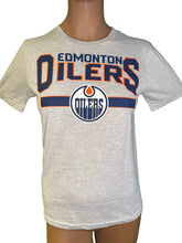 NHL Edmonton OIlers Heathered Grey T-Shirt Youth Medium 10-12 New w/o Tags