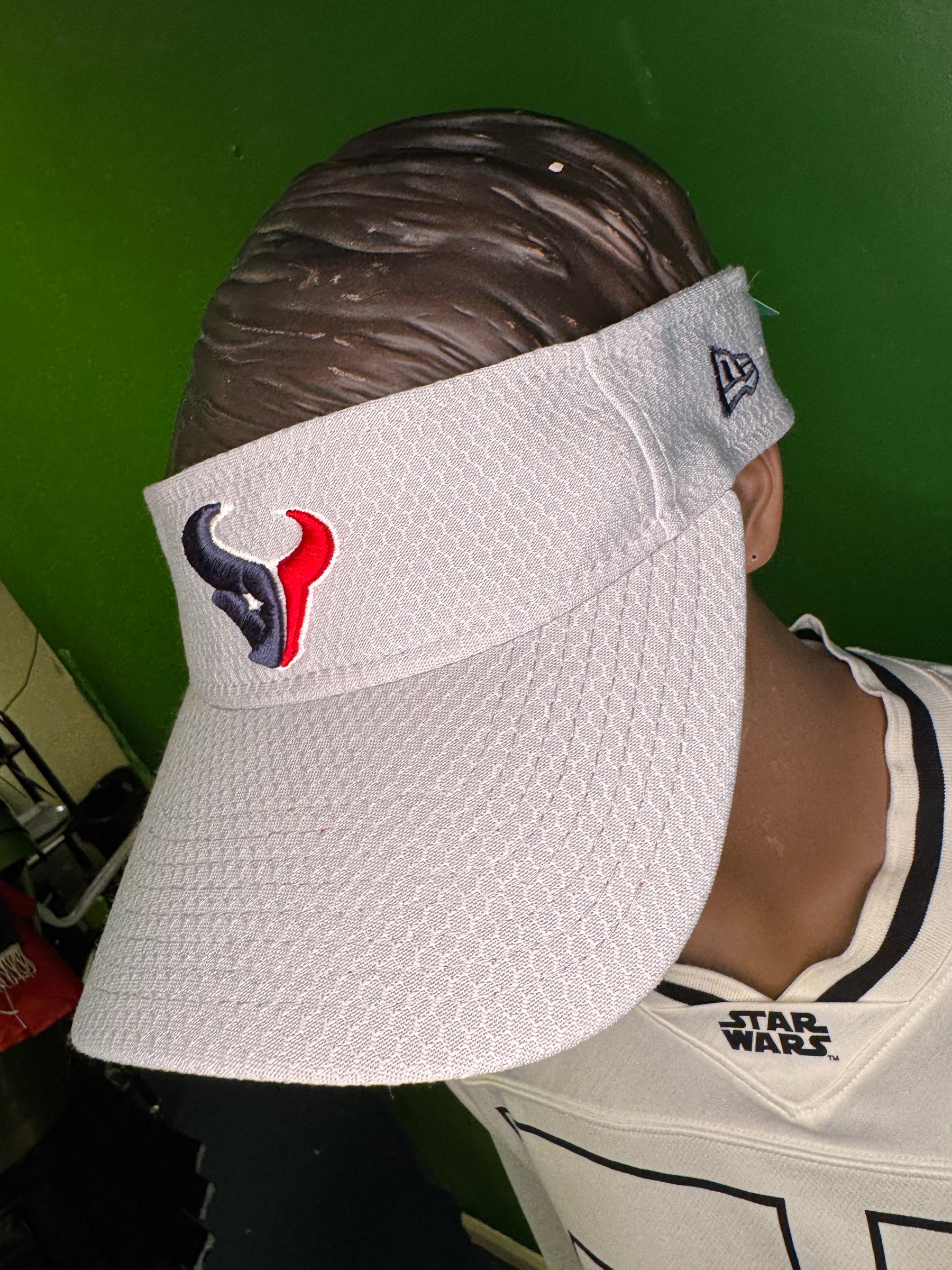 NFL Houston Texans New Era Light Grey Hat/Visor Adjustable OSFA