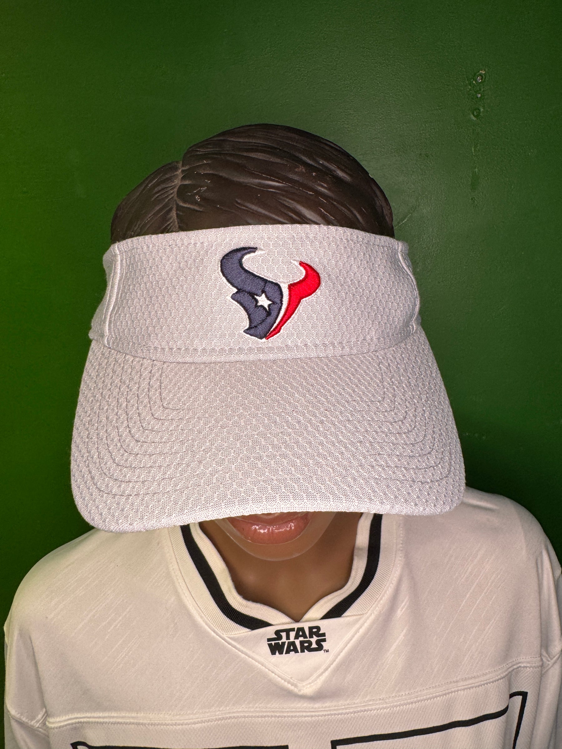 NFL Houston Texans New Era Light Grey Hat/Visor Adjustable OSFA