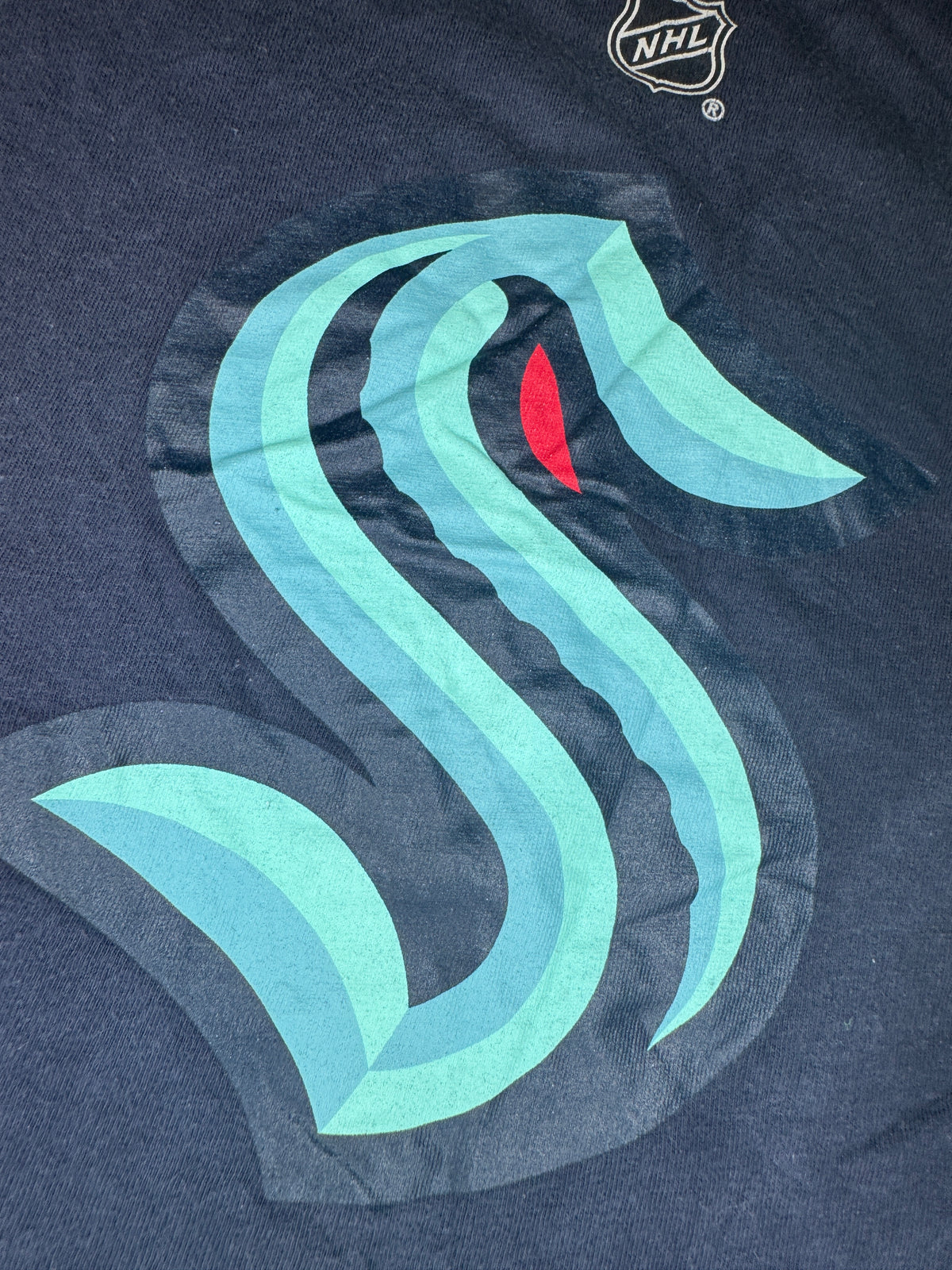 NHL Seattle Kraken Navy Blue T-Shirt 2T