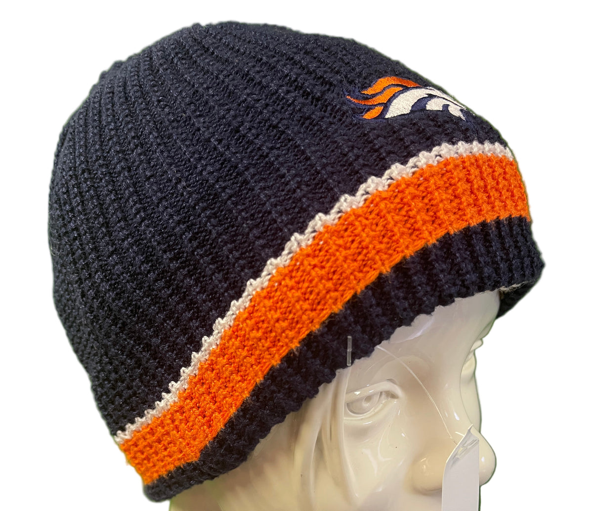 NFL Denver Broncos Orange and Blue Reversible Woolly Hat OSFA