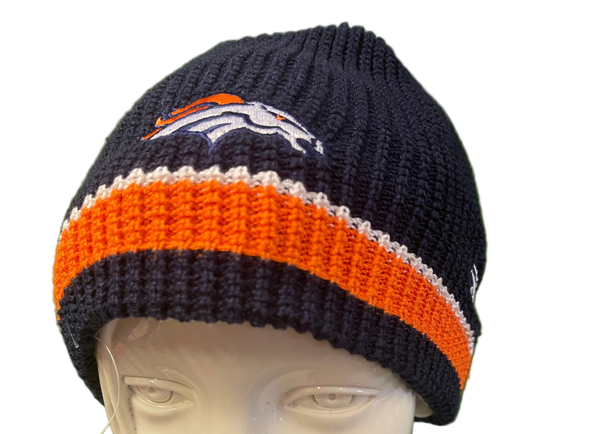 NFL Denver Broncos Orange and Blue Reversible Woolly Hat OSFA