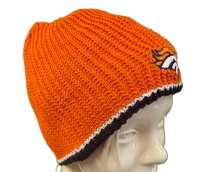 NFL Denver Broncos Orange and Blue Reversible Woolly Hat OSFA