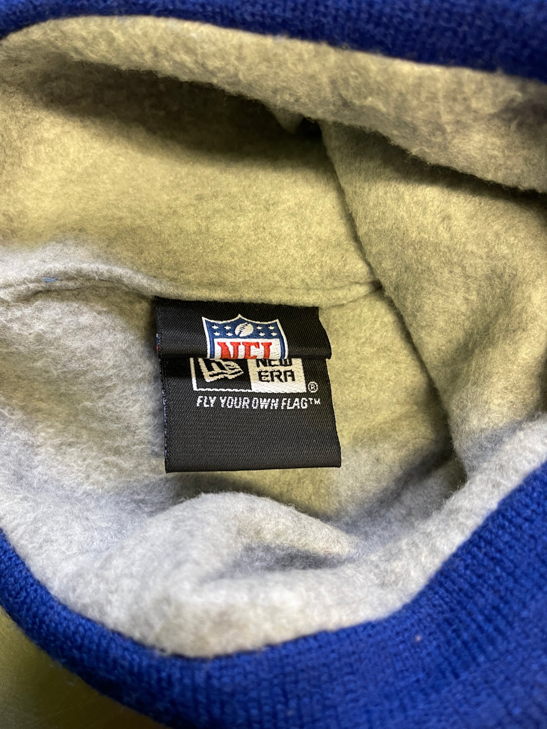 NFL New York Giants New Era Warm Lined Woolly Bobble Hat OSFM