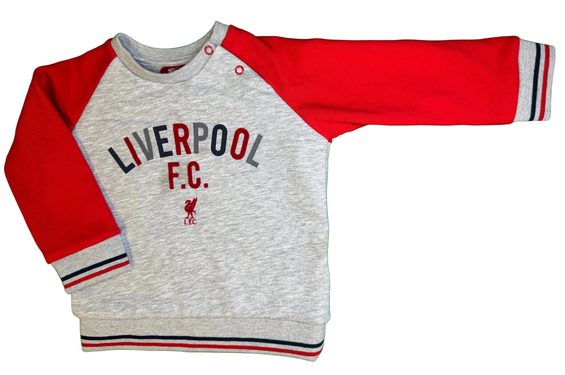 Liverpool FC Heathered Grey Pullover Sweatshirt Infant Toddler 12-18 Months