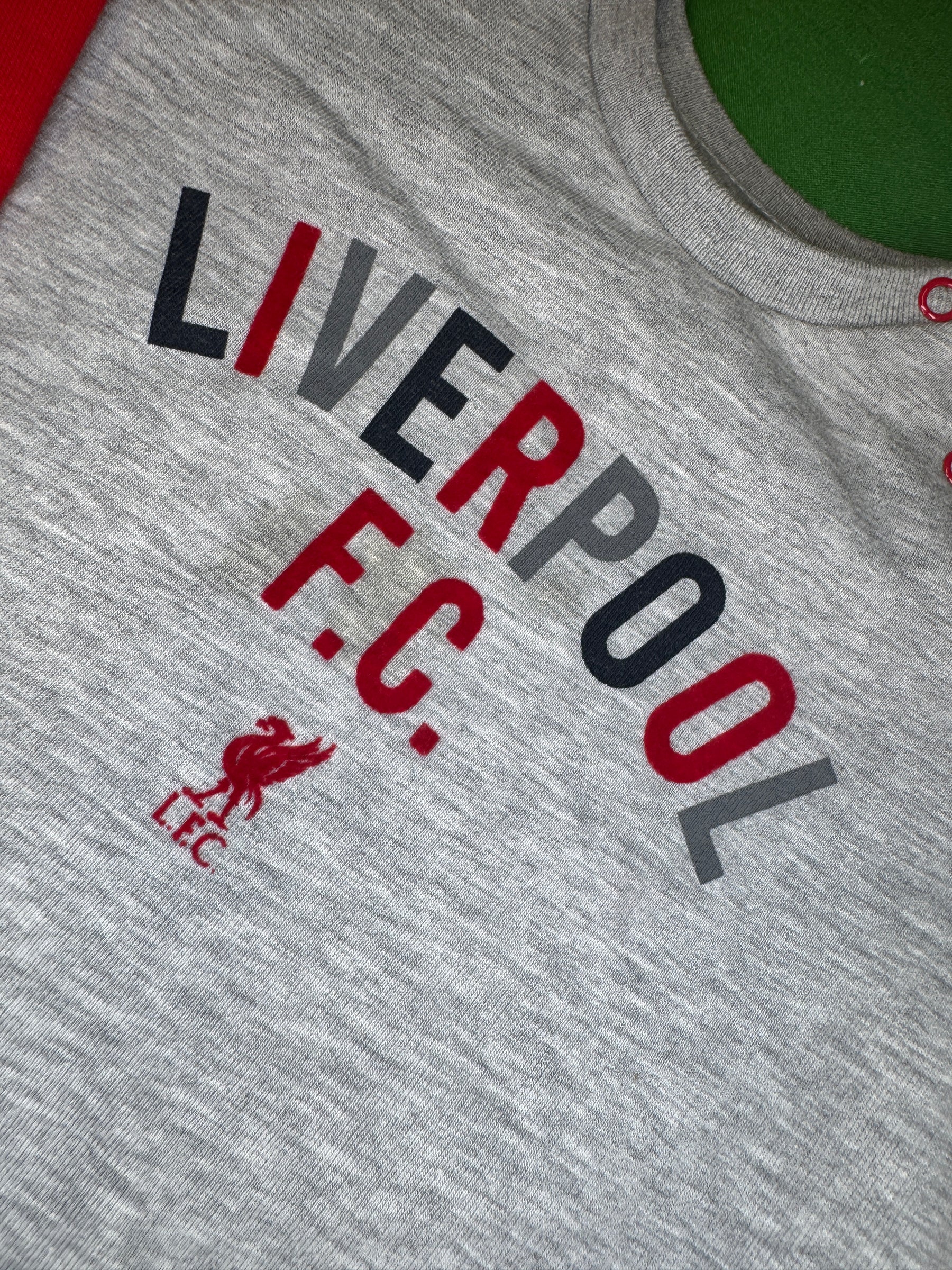 Liverpool FC Heathered Grey Pullover Sweatshirt Infant Toddler 12-18 Months