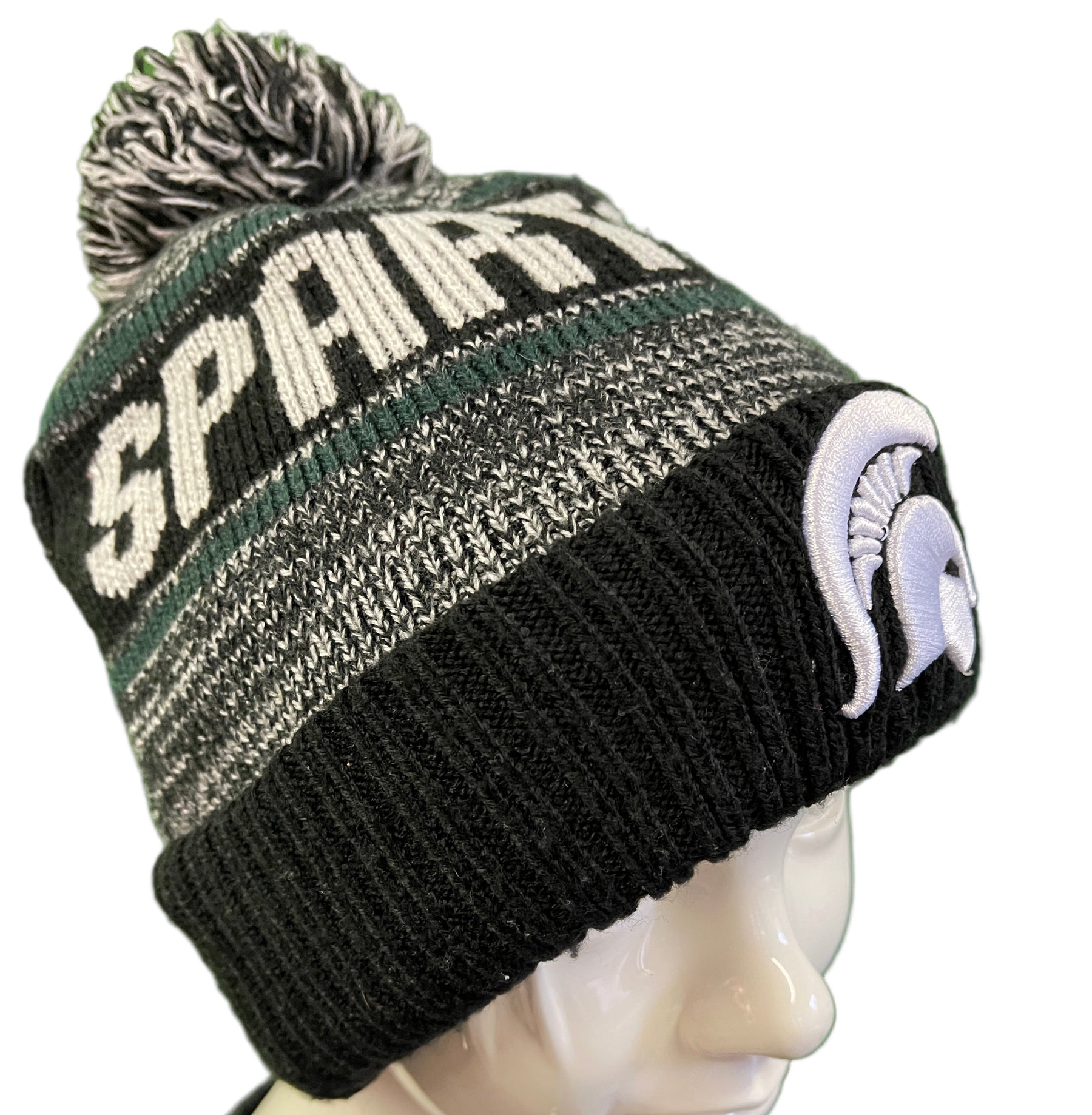 NCAA Michigan State University Spartans New Era Woolly Bobble Hat OSFM