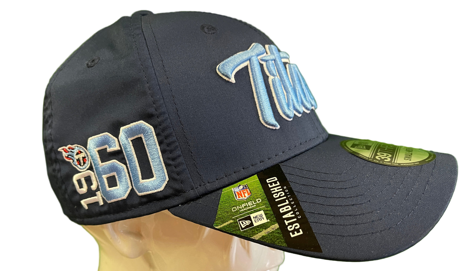NFL Tenneessee Titans New Era 39THIRTY Baseball Hat/Cap Adult Small/Medium