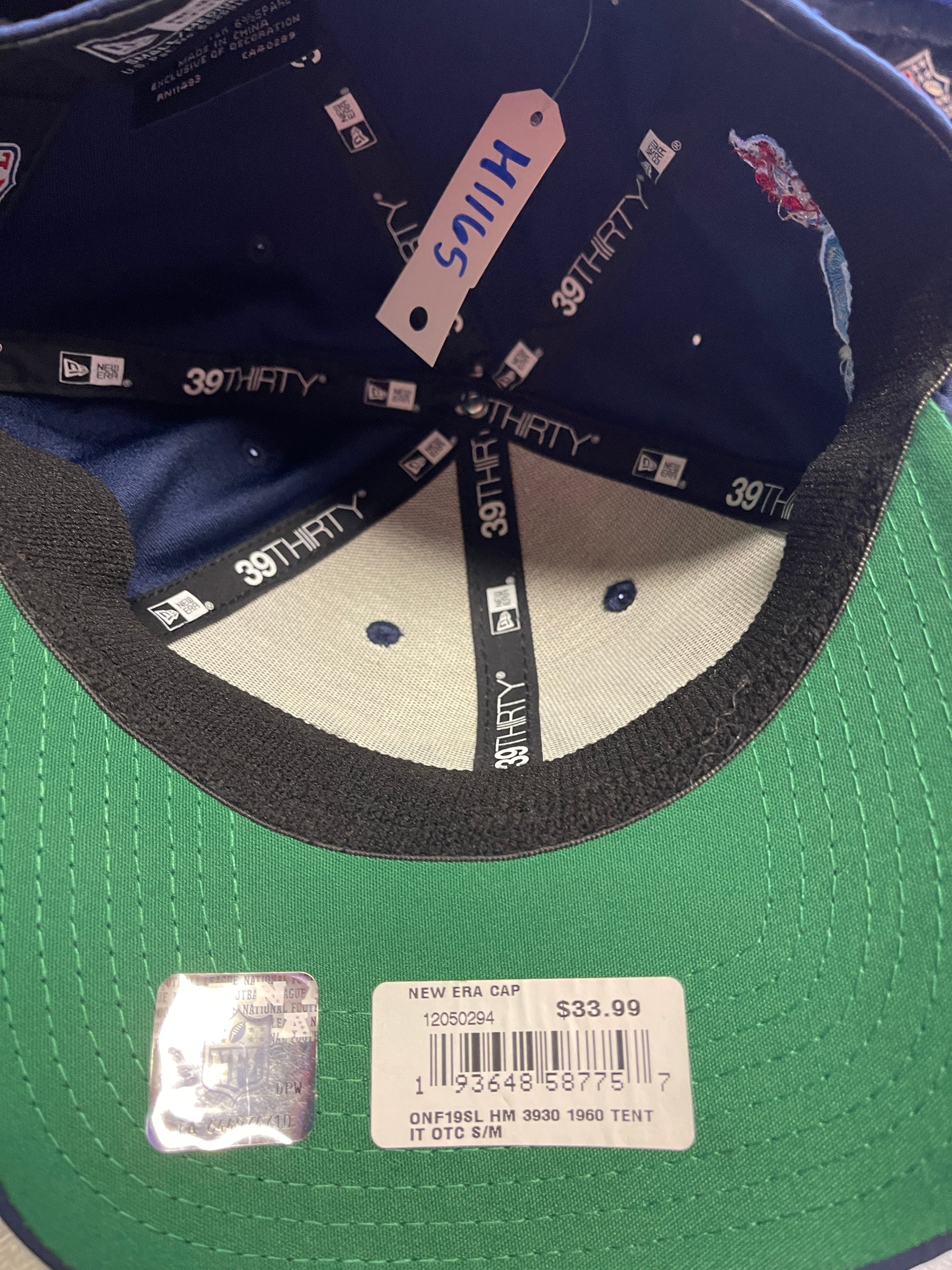 NFL Tenneessee Titans New Era 39THIRTY Baseball Hat/Cap Adult Small/Medium