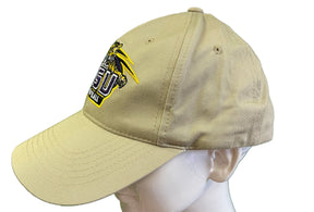NCAA Louisiana State Tigers Beige Khaki Cotton Strapback Cap/Hat OSFA
