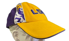 NCAA Louisiana State LSU Tigers Colour Blocked Hat/Cap Youth OSFA