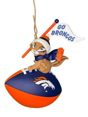 NFL Denver Broncos Hallmark Keepsake Christmas Collectable Tree Ornament NWT