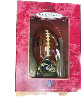 NFL Denver Broncos Hallmark Keepsake Christmas Collectable Tree Ornament NWT