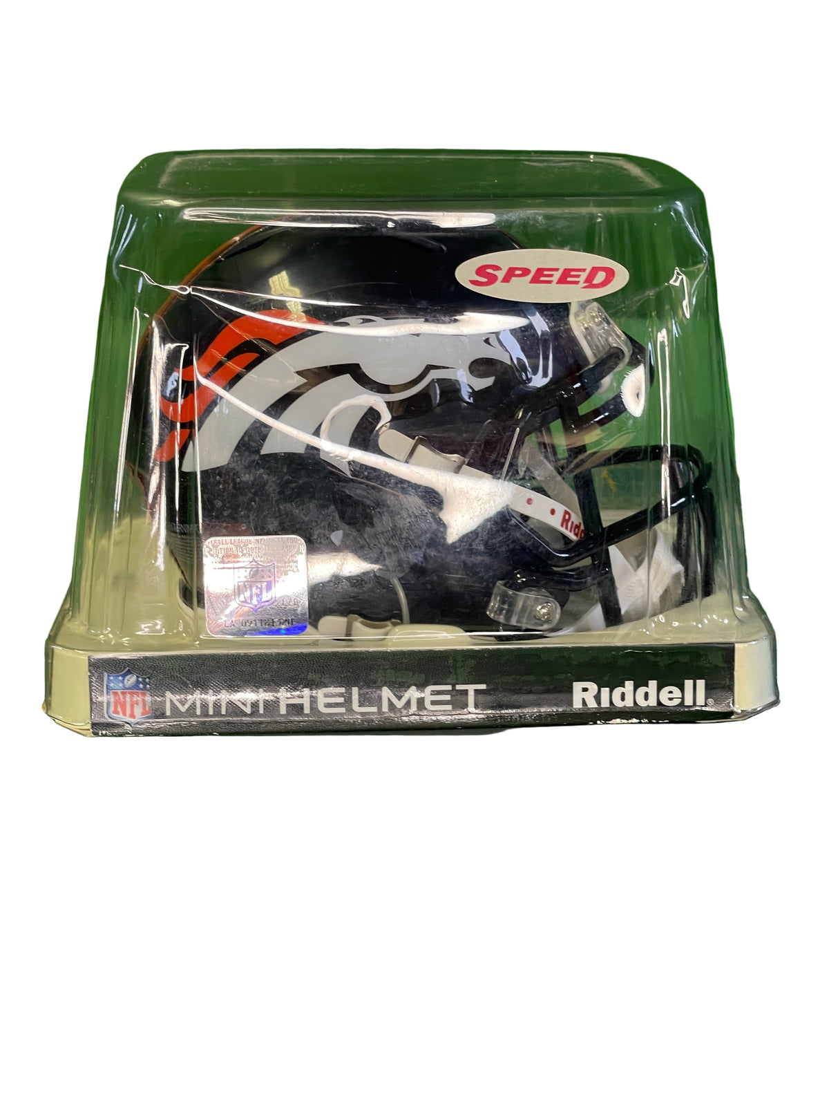 NFL Denver Broncos Riddell Speed Mini Helmet 2013 New in Box Mint
