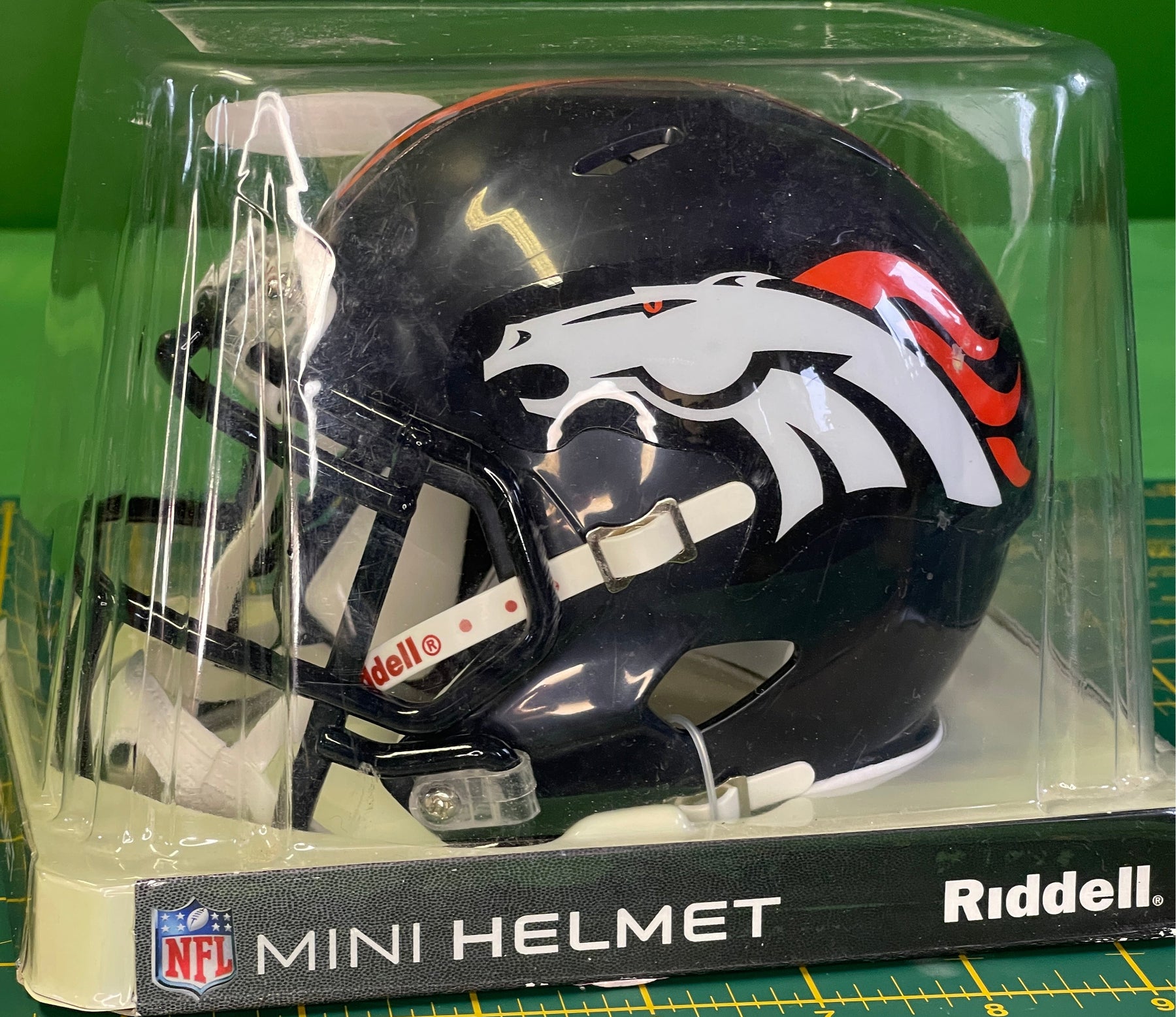 NFL Denver Broncos Riddell Speed Mini Helmet 2013 New in Box Mint