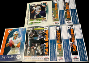 NFL Miami Dolphins Lot of 7 A4 Sized Posters Cardstock Early 2000s