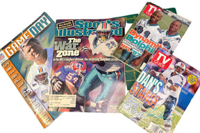 NFL Miami Dolphins Lot of 4 Magazines Sports Illustrated TV Guide Game Day VTG