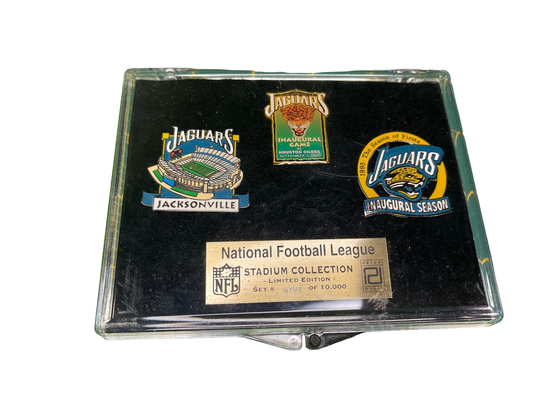 NFL Jacksonville Jaguars Stadium Collection Ltd Ed Pin Set NWT