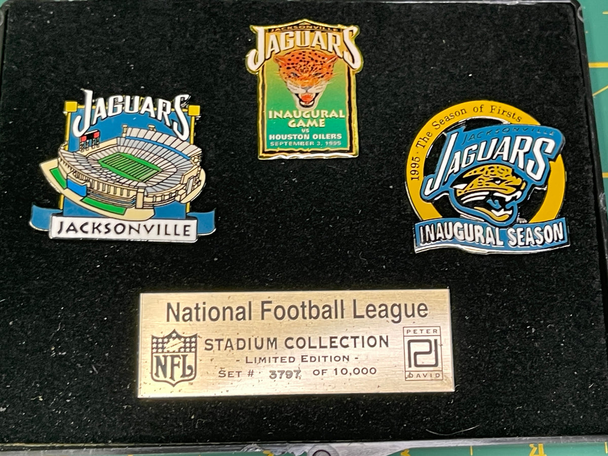 NFL Jacksonville Jaguars Stadium Collection Ltd Ed Pin Set NWT