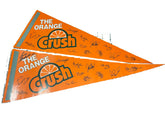 NFL Denver Broncos Orange Crush/Ring of Fame Vintage Cardboard Pennants Signatures 80s