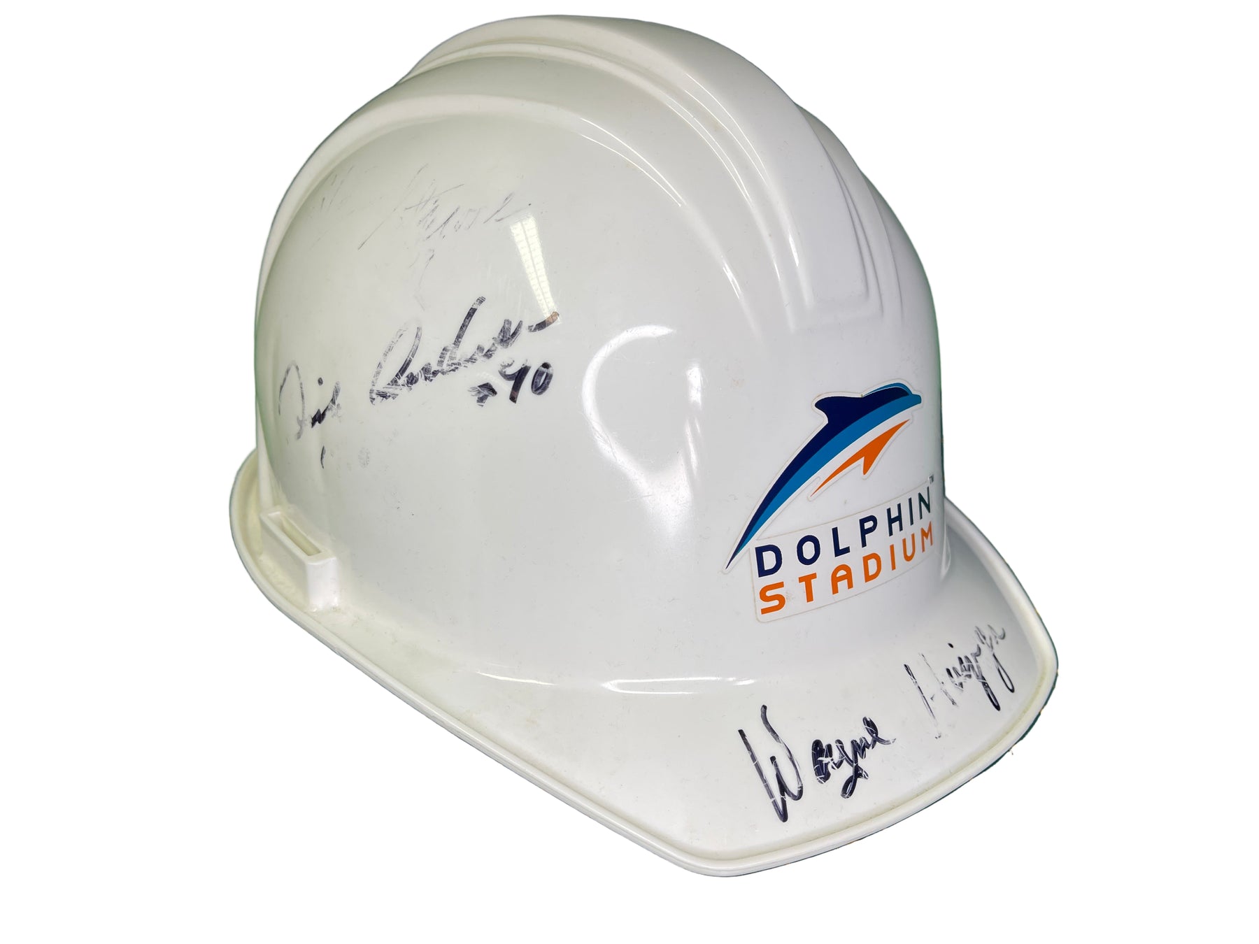 NFL Miami Dolphins Hard Hat Construction Hat SIGNED