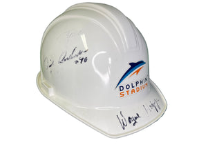 NFL Miami Dolphins Hard Hat Construction Hat SIGNED