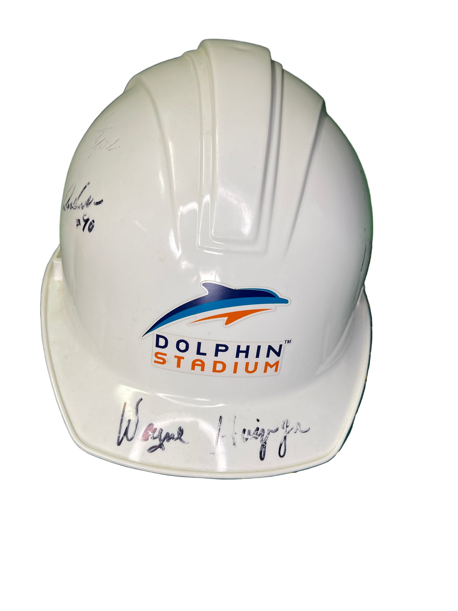 NFL Miami Dolphins Hard Hat Construction Hat SIGNED