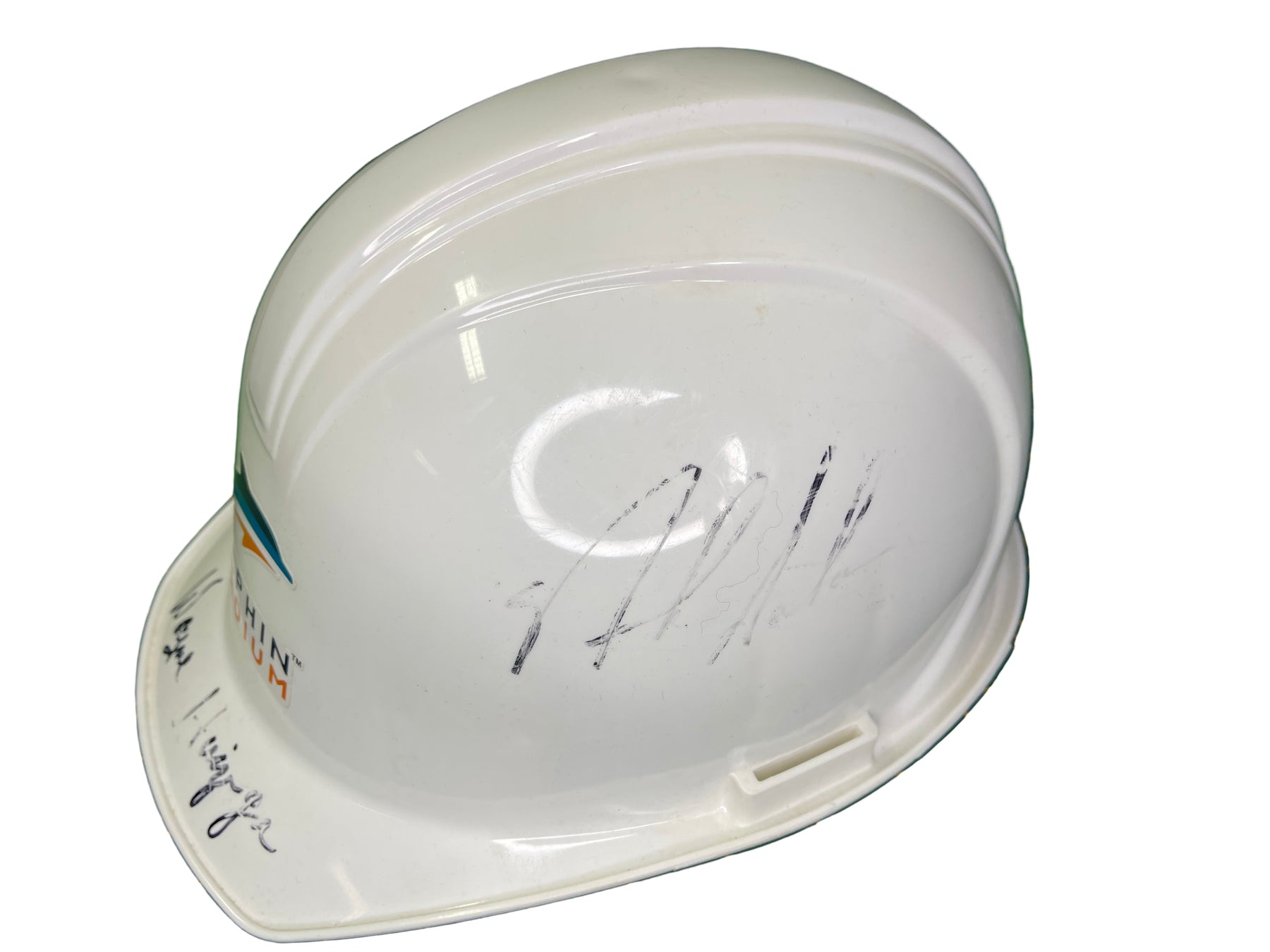 NFL Miami Dolphins Hard Hat Construction Hat SIGNED