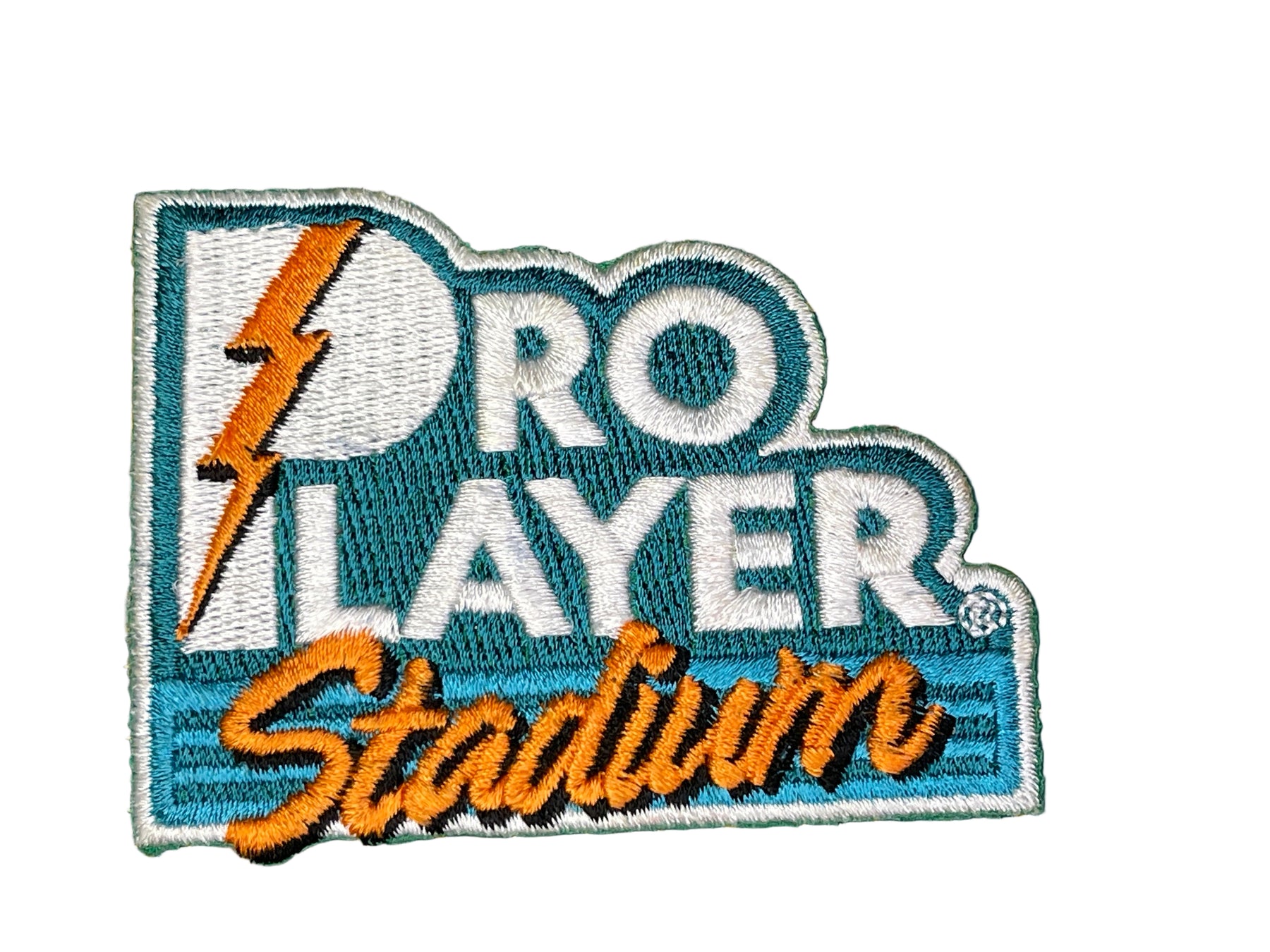 NFL Miami Dolphins Pro Player Stadium Iron-On Patch Vintage New NWT