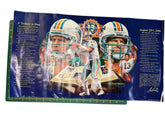 NFL Miami Dolphins Dan Marino Tribute Poster Never Used New