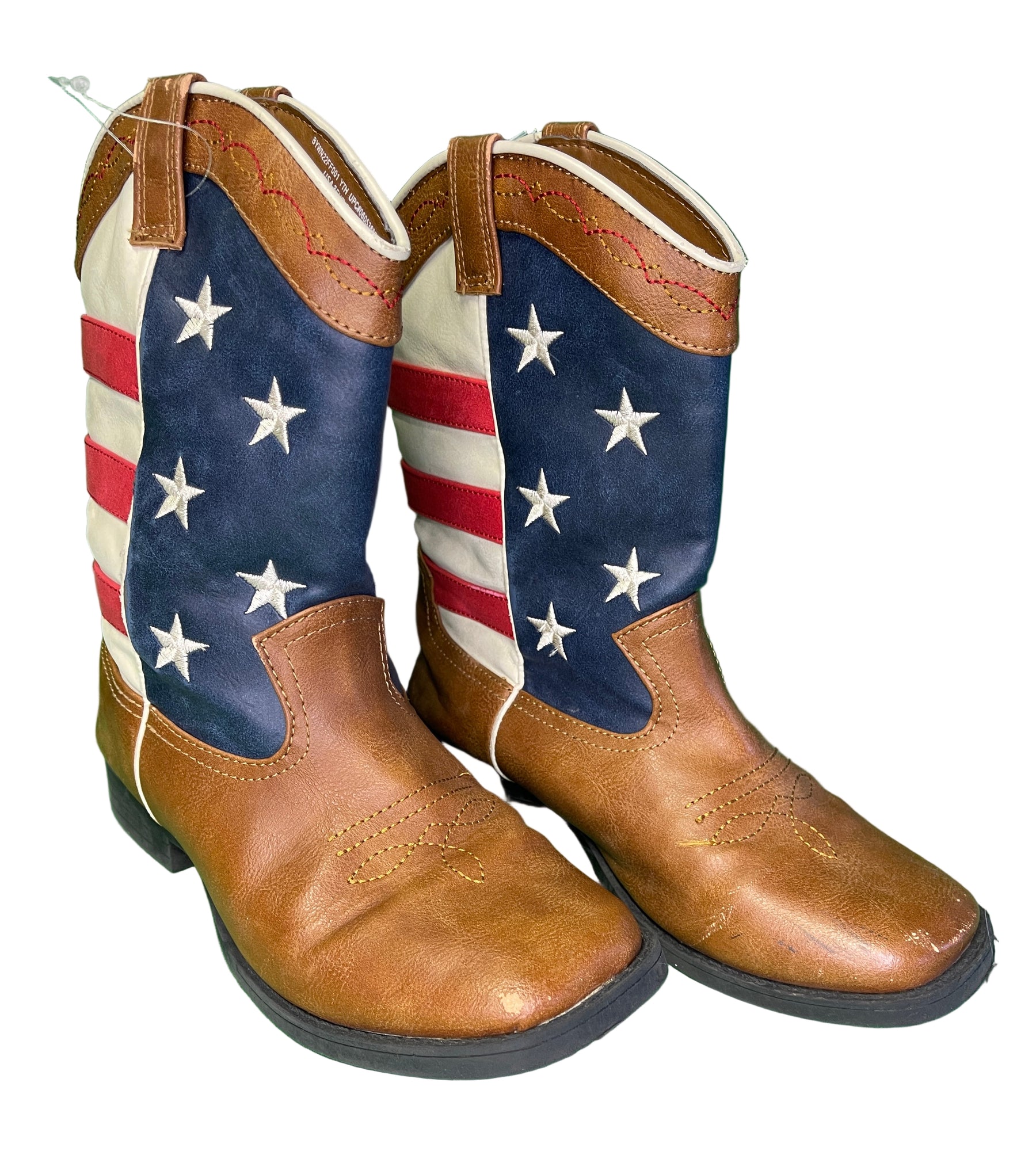 Wonder Nation American Flag Cowboy Boots Youth 3
