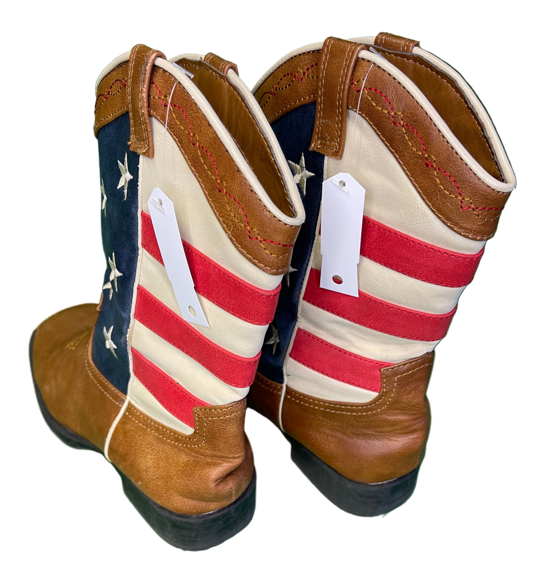 Wonder Nation American Flag Cowboy Boots Youth 3