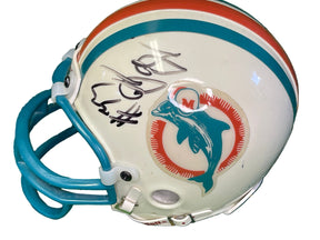 NFL Miami Dolphins Riddell Mini Helmet SIGNED AUTOGRAPHED