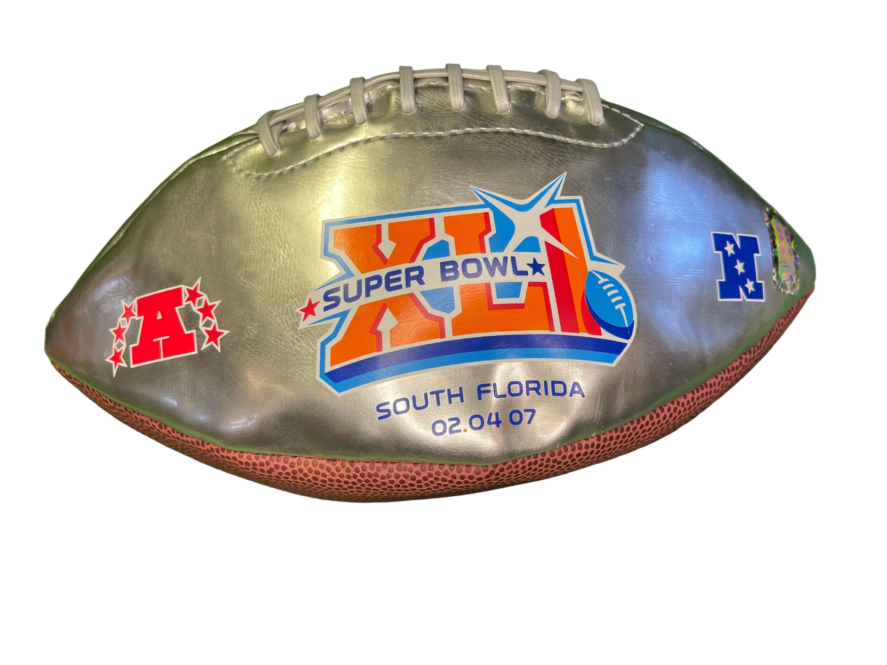 NFL Indianapolis Colts Chicago Bears Super Bowl XLI Commemorative Football New NWT