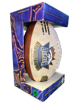NFL Denver Broncos Super Bowl XXXIII Champions Commemorative Football New in Box NWT