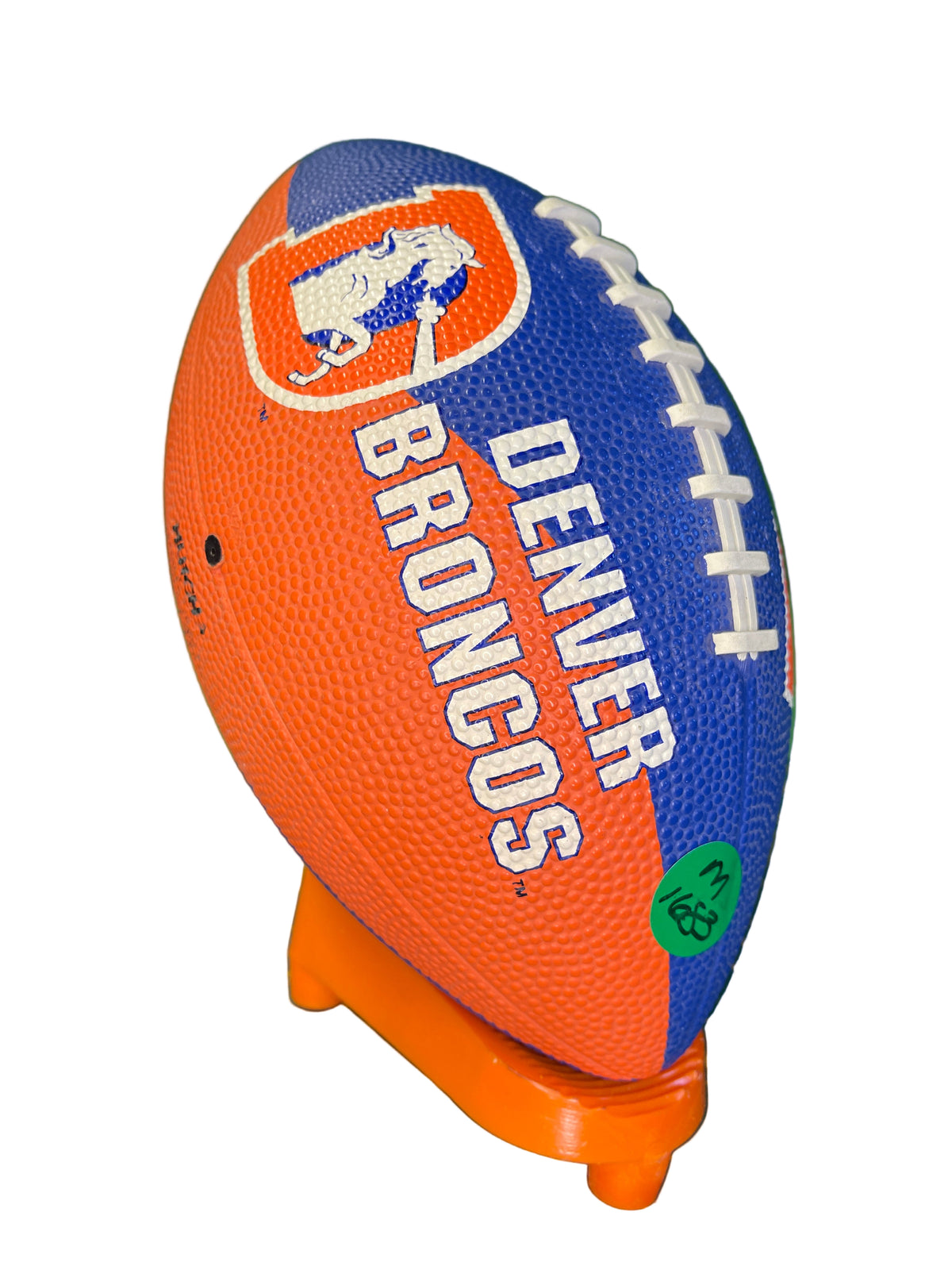 NFL Denver Broncos Hutch Colour Blocked Football Old Logo Fan Cave!