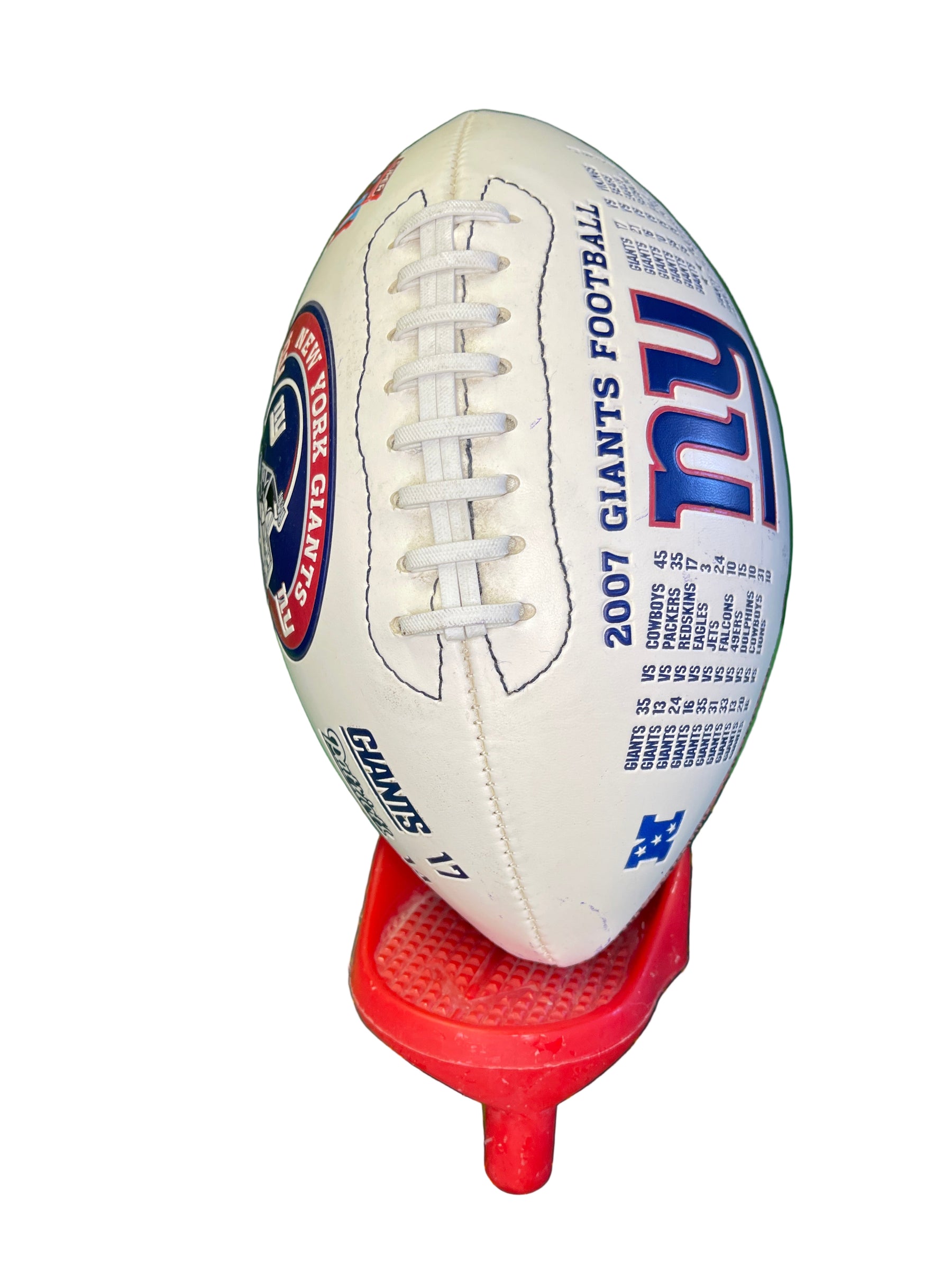 NFL New York Giants Super Bowl XLII Champions Commemorative Football