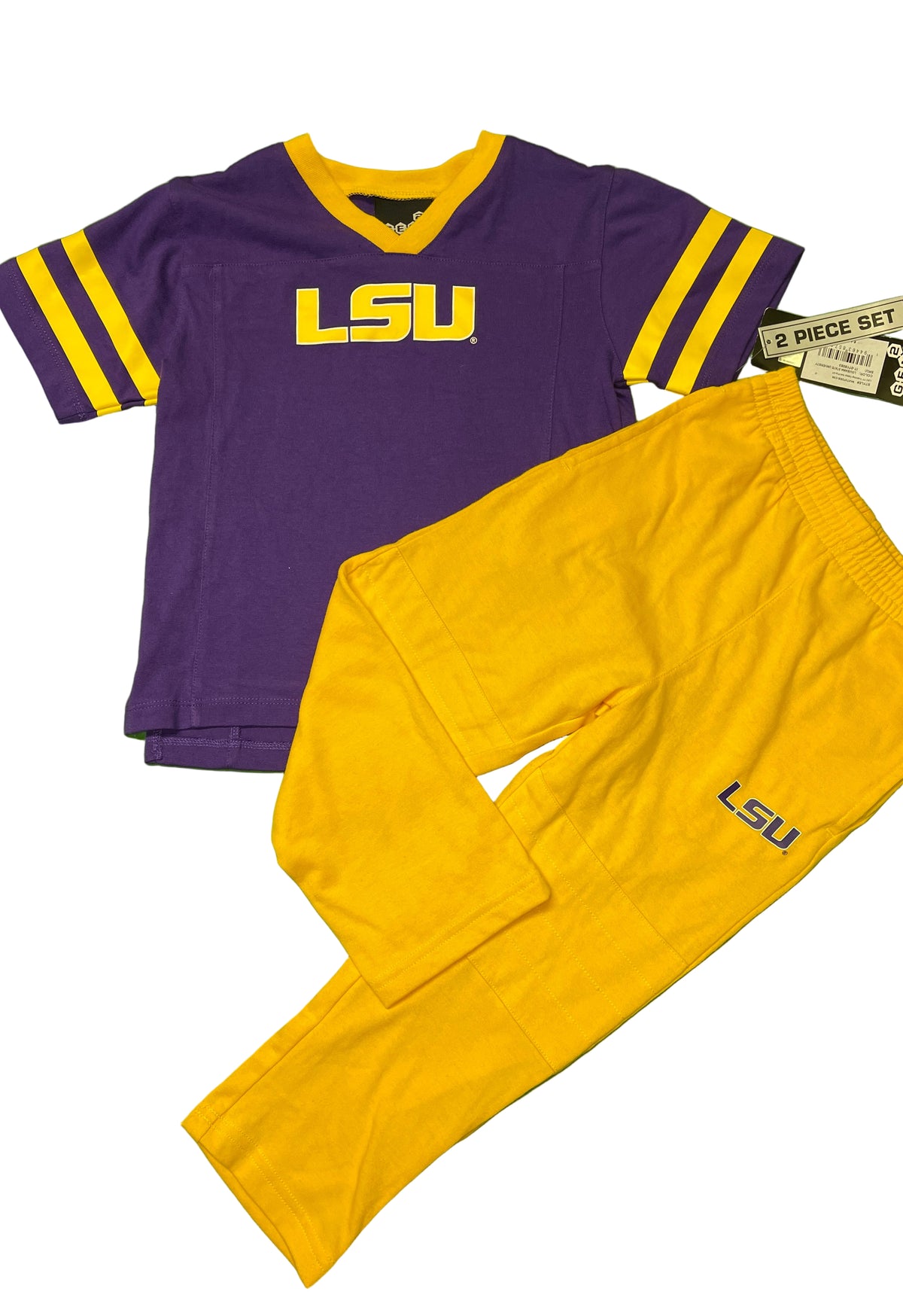 NCAA Louisiana State University Toddler Matching Shirt and Pant Set 4T
