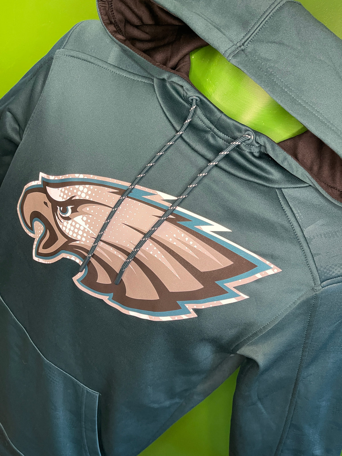 NFL Philadelphia Eagles Fanatics Funnel Neck Pullover Hoodie Men's Small NWT