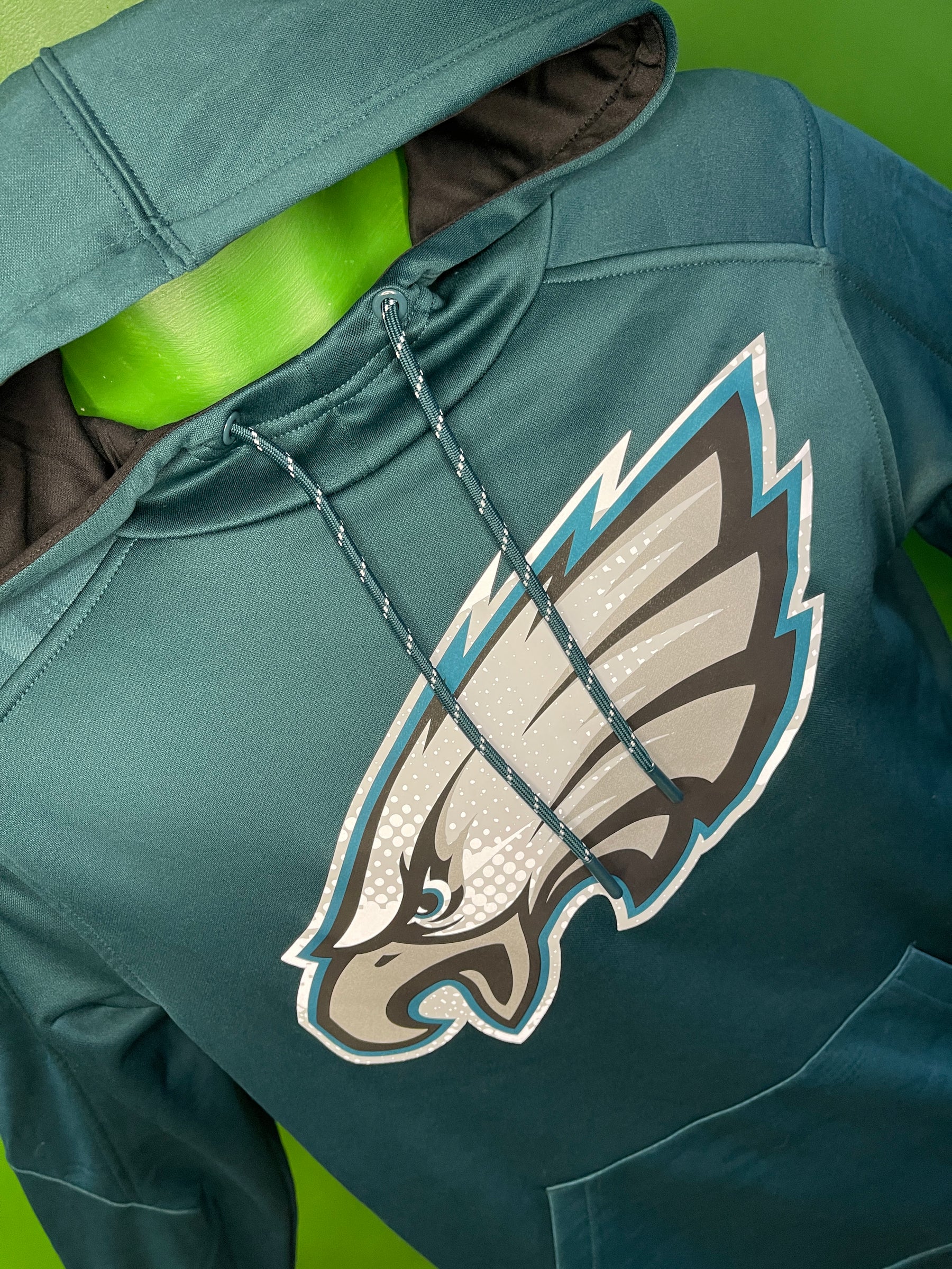 NFL Philadelphia Eagles Fanatics Funnel Neck Pullover Hoodie Men's Small NWT