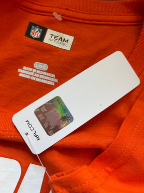 NFL Denver Broncos Orange Short Sleeve T-Shirt Men's Large NWT