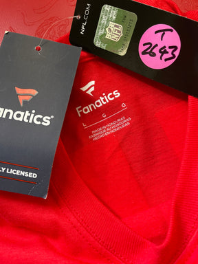 NFL Kansas City Chiefs Patrick Mahomes #15 Red L/S T-Shirt Men's Large NWT