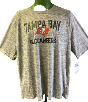 NFL Tampa Bay Buccaneers Wicking Grey T-Shirt Men's 2X-Large NWT