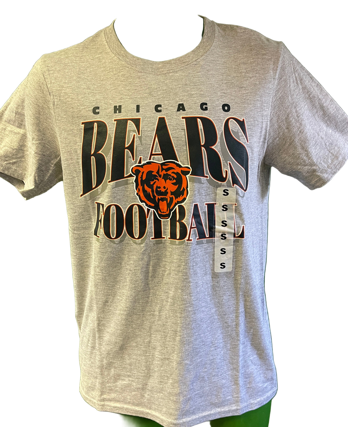 NFL Chicago Bears Grey Short Sleeve T-Shirt Men's Small NWT