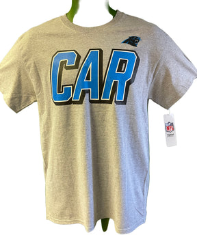 NFL Carolina Panthers Grey Short Sleeve T-Shirt Men's Medium NWT